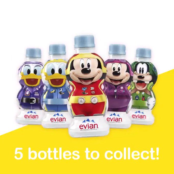 「エビアン® トーテム #ディズニー ボトル 310ml」が数量限定で新登場❗今回のデザインは、現在放送中の「#ミッキー 「エビアン® トーテム #ディズニー ボトル 310ml」が数量限定で新登場❗今回のデザインは、現在放送中の「#ミッキー