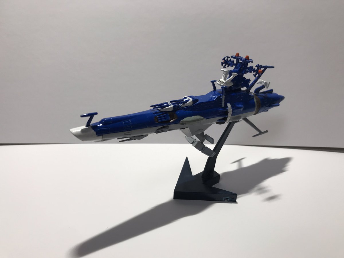 再掲巡洋艦とパトロール艦のニコイチ船体中央ちょうど艦橋下がパトロール艦から取った所でそれ以外の船体は巡洋艦のものを使用し 再掲巡洋艦とパトロール艦のニコイチ船体中央ちょうど艦橋下がパトロール艦から取った所でそれ以外の船体は巡洋艦のものを使用し