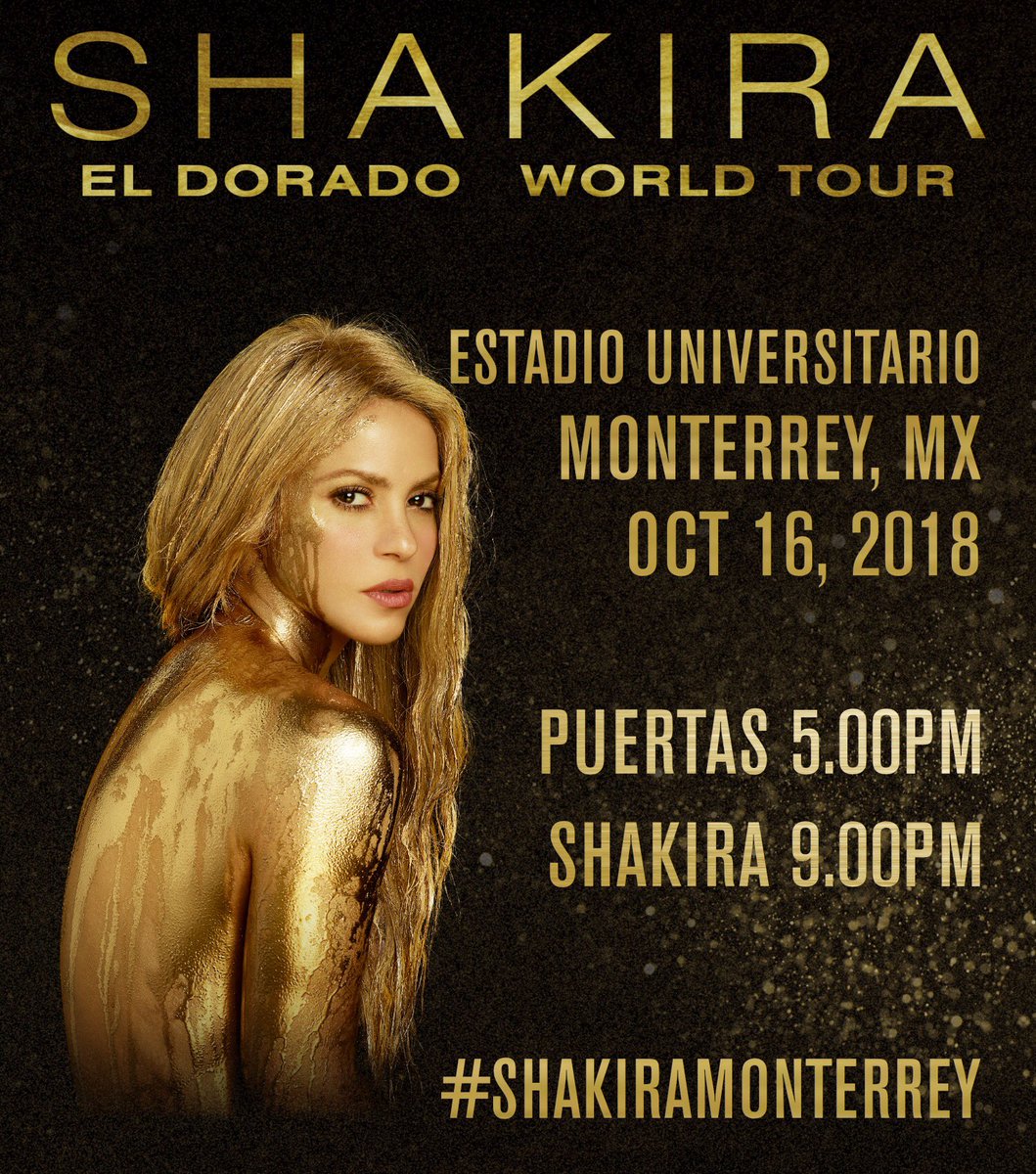 Hola Monterrey! Aquí tienen los horarios para el show de #ShakiraMonterrey de hoy! ShakHQ https://t.co/PFP8ZIoiQb