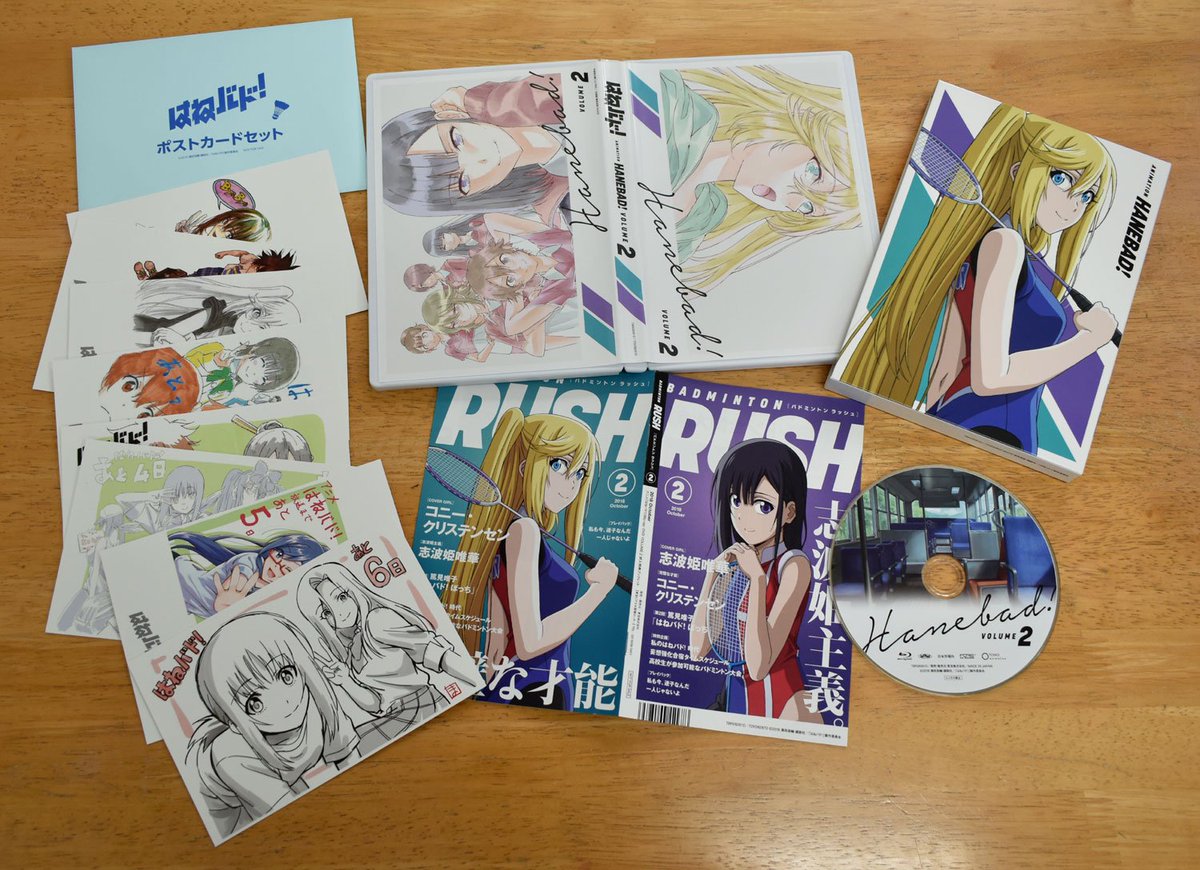 【はねバド!】本日、BD・DVD Vol.2発売!ジャケットはコニー&志波姫のフレ女の2人、早期購入特典「ポストカードセ 【はねバド!】本日、BD・DVD Vol.2発売!ジャケットはコニー&志波姫のフレ女の2人、早期購入特典「ポストカードセ