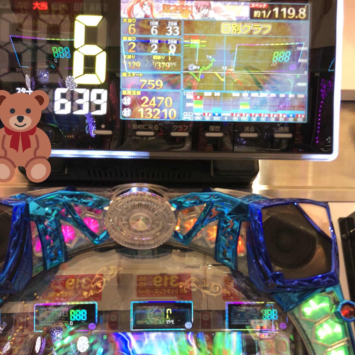 カラフル-!ハッピィー!マテリアルッゴッ!!と初代牙狼因我消滅を彷彿とさせる神スペックのP魔法先生ネギま!1/119で5 カラフル-!ハッピィー!マテリアルッゴッ!!と初代牙狼因我消滅を彷彿とさせる神スペックのP魔法先生ネギま!1/119で5