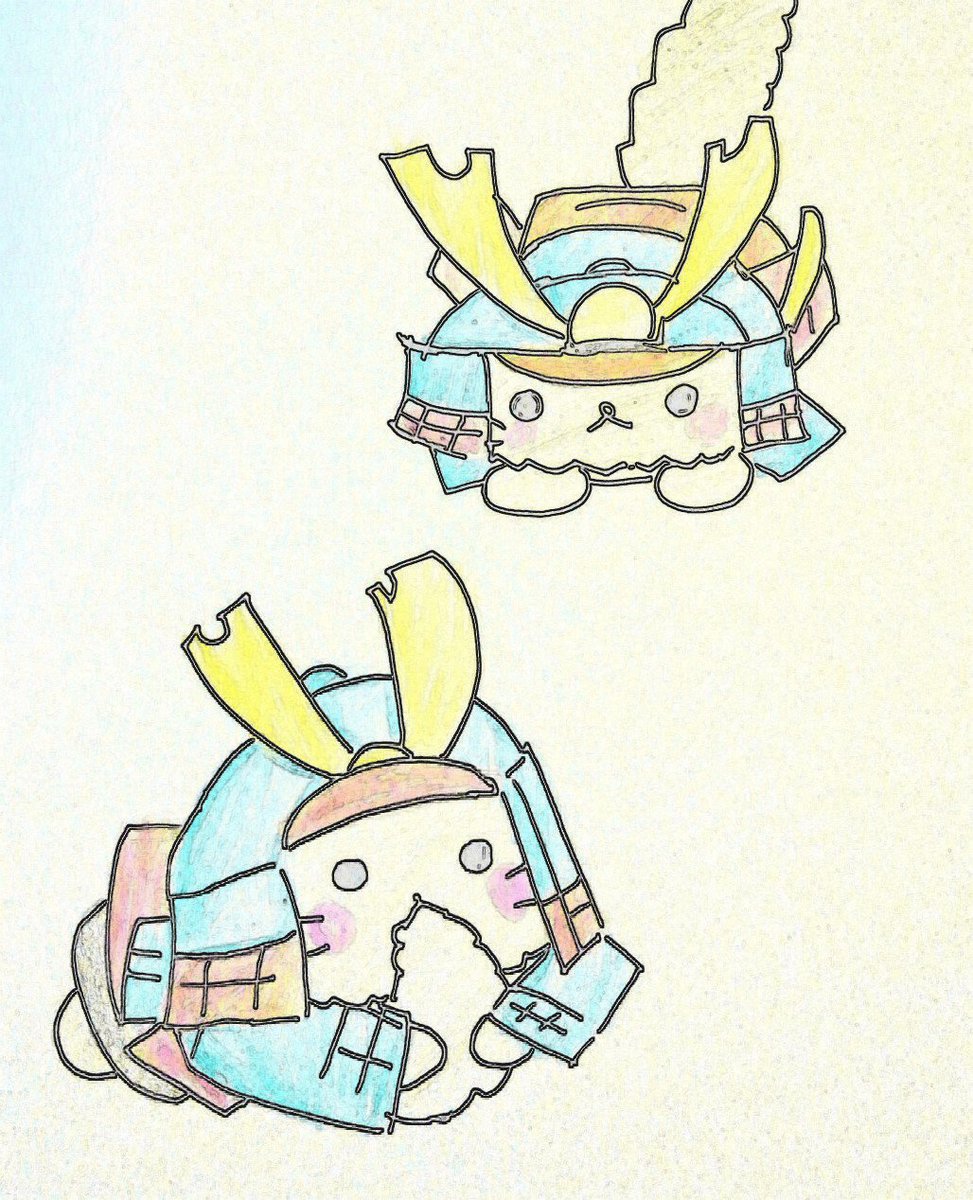 ねこねこ日本史、よしつね描いてみた。 ねこねこ日本史、よしつね描いてみた。