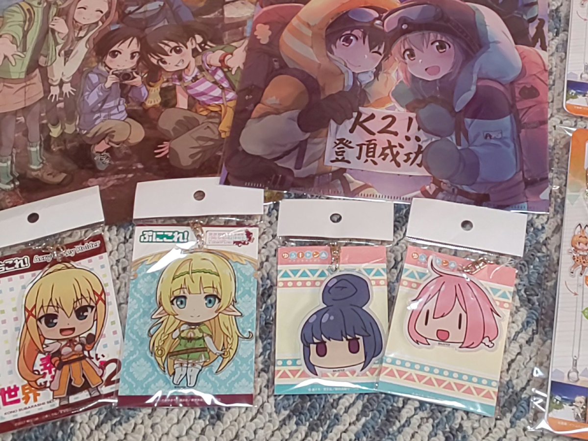 今日のがたふぇす戦利品。異世界魔王のグッズ初めて見た。 今日のがたふぇす戦利品。異世界魔王のグッズ初めて見た。