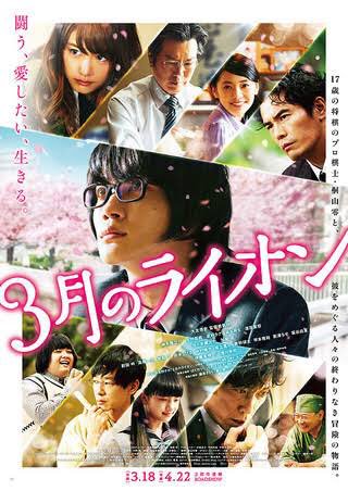 『3月のライオン』映画版を観た。全巻読んでる原作ファンですが、大満足でした。山崎戦も良かったし、加瀬亮の宗谷も良かった。 『3月のライオン』映画版を観た。全巻読んでる原作ファンですが、大満足でした。山崎戦も良かったし、加瀬亮の宗谷も良かった。