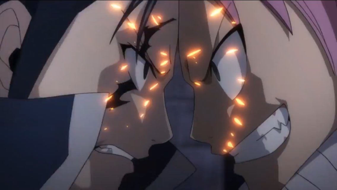 来週のナツvsグレイが楽しみだぁ(*´Д`*)ハァハァ#fairytail 来週のナツvsグレイが楽しみだぁ(*´Д`*)ハァハァ#fairytail