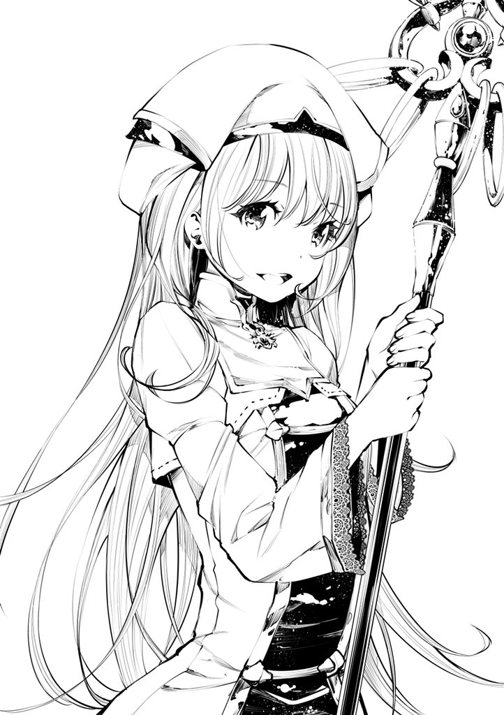 ゴブリンスレイヤーの女神官ちゃんを描きました。 ゴブリンスレイヤーの女神官ちゃんを描きました。