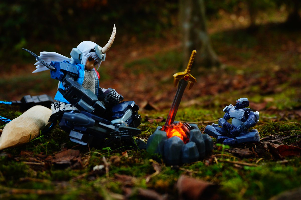 篝火にて #フレームアームズ・ガール #ヘキサギア 篝火にて #フレームアームズ・ガール #ヘキサギア