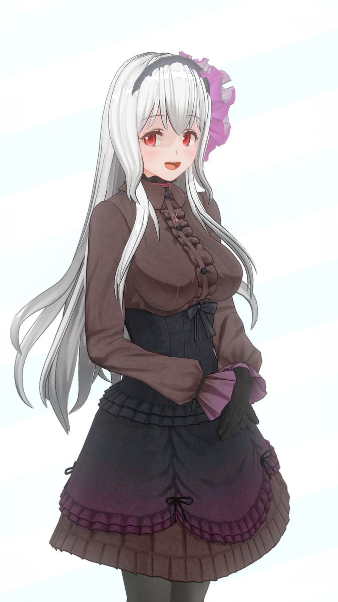 黒衣の花嫁 アルフォウ、的な何か#WIXOSS #カスタムキャスト 黒衣の花嫁 アルフォウ、的な何か#WIXOSS #カスタムキャスト
