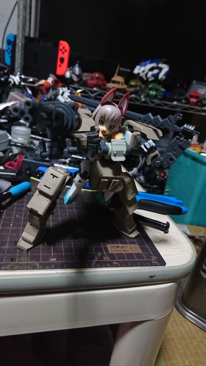 デスクトップアーミーとコラボしたフレームアームズガールにフレームアームズのアーマーを着せる事で3つのタグが使える!!#デ デスクトップアーミーとコラボしたフレームアームズガールにフレームアームズのアーマーを着せる事で3つのタグが使える!!#デ