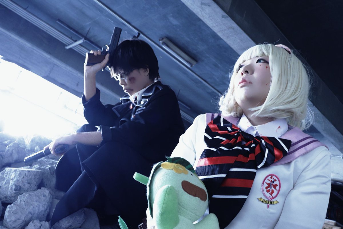 cosplay青の祓魔師杜山しえみ 奥村雪男 えりかphoto cosplay青の祓魔師杜山しえみ 奥村雪男 えりかphoto