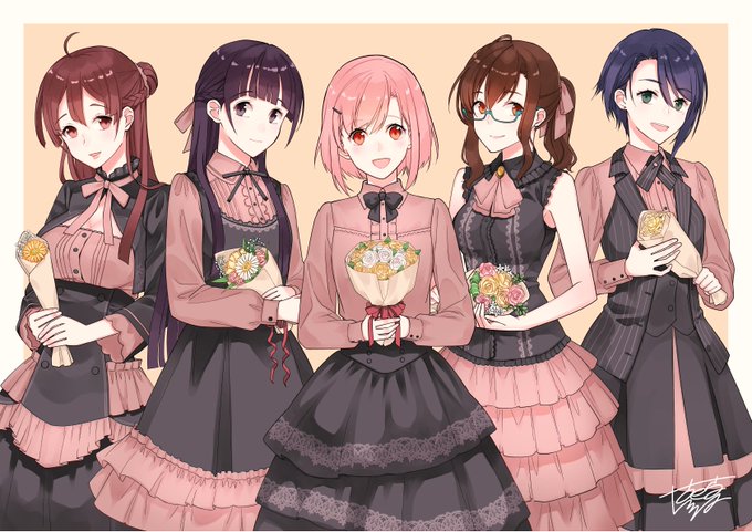 コミカライズ版サクラクエスト第五巻をご購入いただいた皆様、ありがとうございます!感謝をこめて、五人のおめかしイラストを描 コミカライズ版サクラクエスト第五巻をご購入いただいた皆様、ありがとうございます!感謝をこめて、五人のおめかしイラストを描