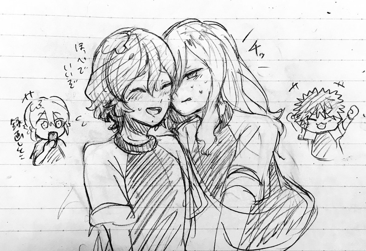 灰崎→水神矢 in王様ゲーム# 一番目にリプきたキャラに二番目にリプきたキャラへキスさせる 灰崎→水神矢 in王様ゲーム# 一番目にリプきたキャラに二番目にリプきたキャラへキスさせる