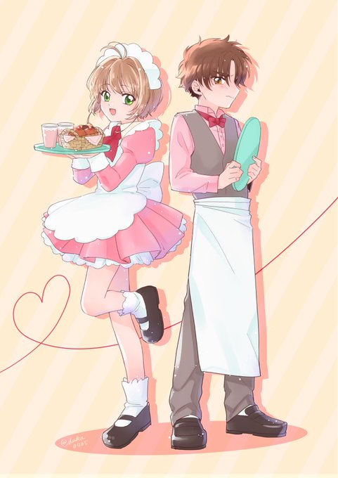 バザー回の小狼くんとさくらちゃん!この回の衣装もとてもすき〜〜☺️#カードキャプターさくら #しゃおさ バザー回の小狼くんとさくらちゃん!この回の衣装もとてもすき〜〜☺️#カードキャプターさくら #しゃおさ