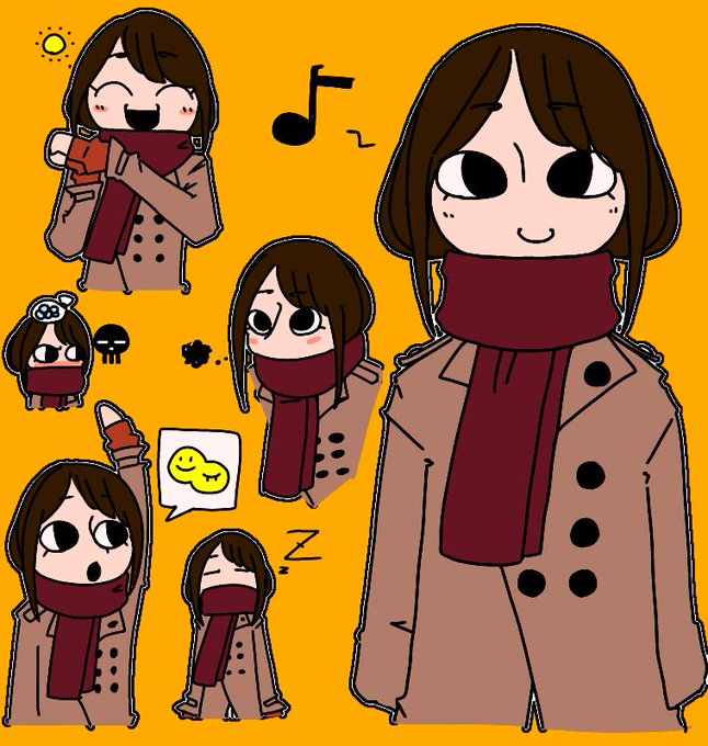 機嫌がたまごっちみたいに表示される女の子 機嫌がたまごっちみたいに表示される女の子