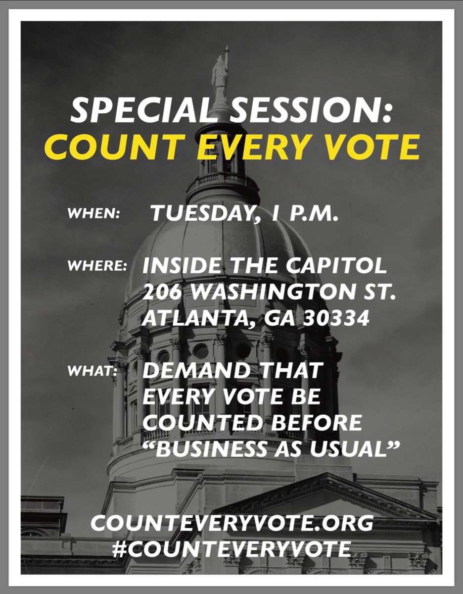 #Atlanta #CountEveryVote https://t.co/7Tjxm2mxE6 https://t.co/bfGuMl75vL