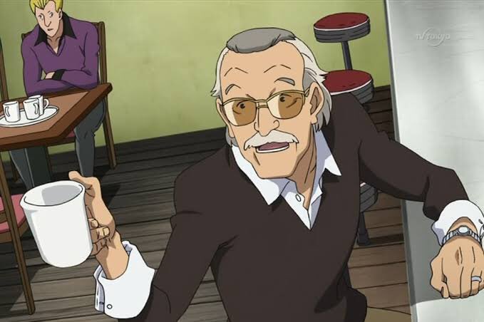 御大が原案を手掛けたヒーローマンとザ・リフレクションのスタン・リー。もっと日本のアニメにもたくさんカメオ出演して欲しい。 御大が原案を手掛けたヒーローマンとザ・リフレクションのスタン・リー。もっと日本のアニメにもたくさんカメオ出演して欲しい。