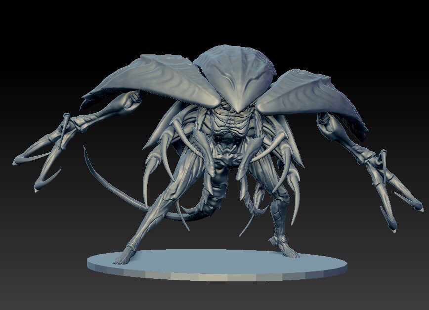 #私を布教して便乗します、最近はZBrush多めですが、仕事はアナログ造形マンです。ワンフェスとか出してます。 #私を布教して便乗します、最近はZBrush多めですが、仕事はアナログ造形マンです。ワンフェスとか出してます。