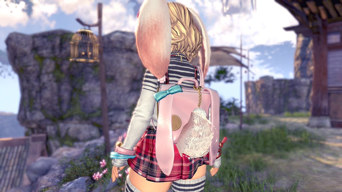 うさぎー!リュックなのにリボンしてるΣ(・ω・ノ)ノ!#ブレイドアンドソウル #ブレソ #BnS うさぎー!リュックなのにリボンしてるΣ(・ω・ノ)ノ!#ブレイドアンドソウル #ブレソ #BnS