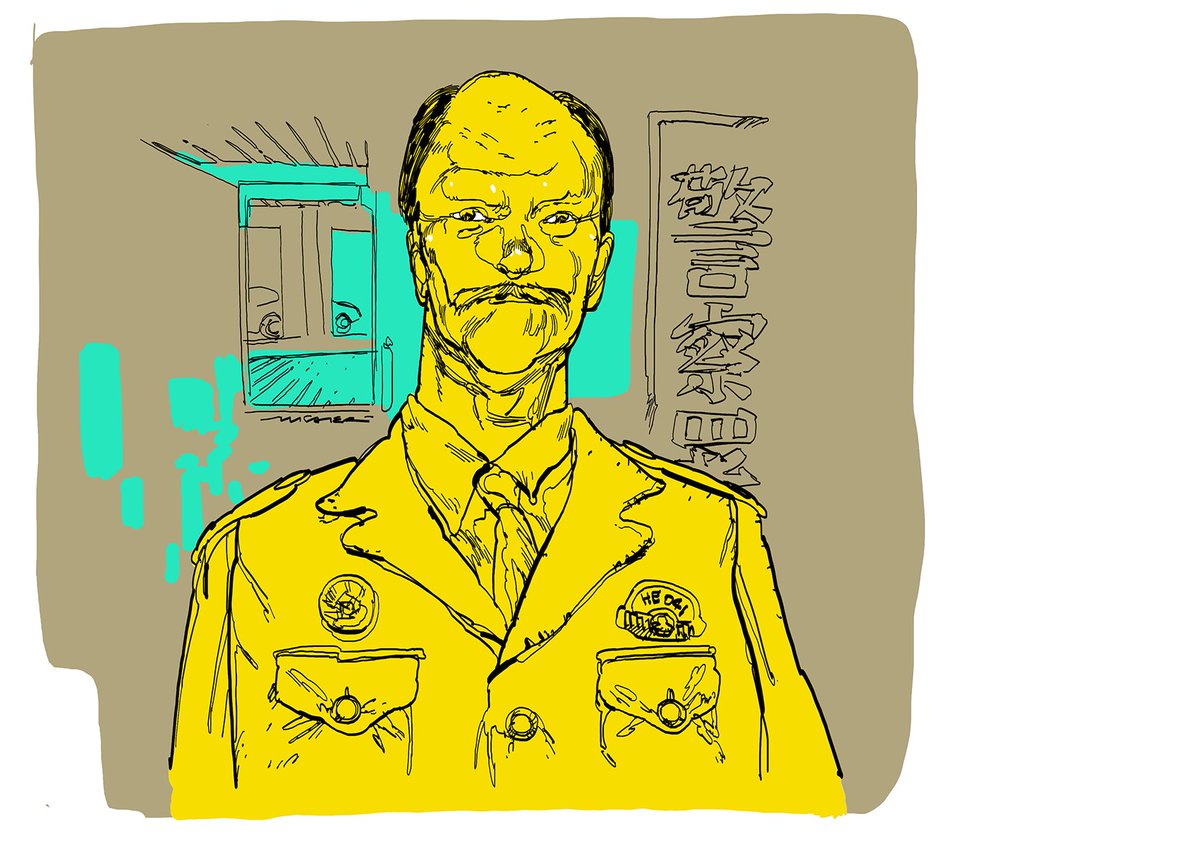 Character_sketchコミックに出てくる看守を描いて見た。#lucatieri #illustration # Character_sketchコミックに出てくる看守を描いて見た。#lucatieri #illustration #