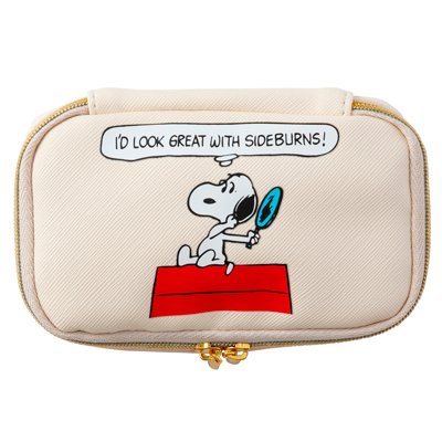 スヌーピー公式ショップ楽天で販売開始!スヌーピー マルチコスメティックポーチ 裏面にはPEANUTSロゴの織ネーム付き スヌーピー公式ショップ楽天で販売開始!スヌーピー マルチコスメティックポーチ 裏面にはPEANUTSロゴの織ネーム付き