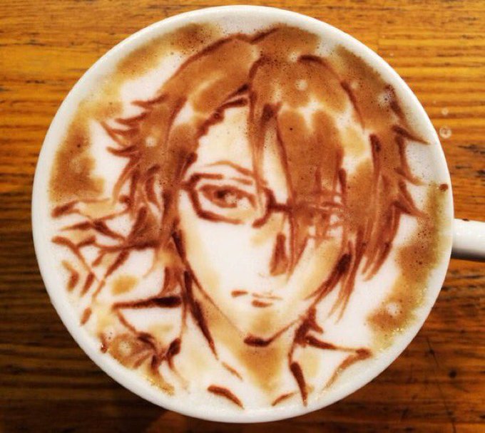 ラテアート【伏見猿比古】@ KLatteArt【Saruhiko Fushimi】本日お誕生日で1杯。Happy Bir ラテアート【伏見猿比古】@ KLatteArt【Saruhiko Fushimi】本日お誕生日で1杯。Happy Bir