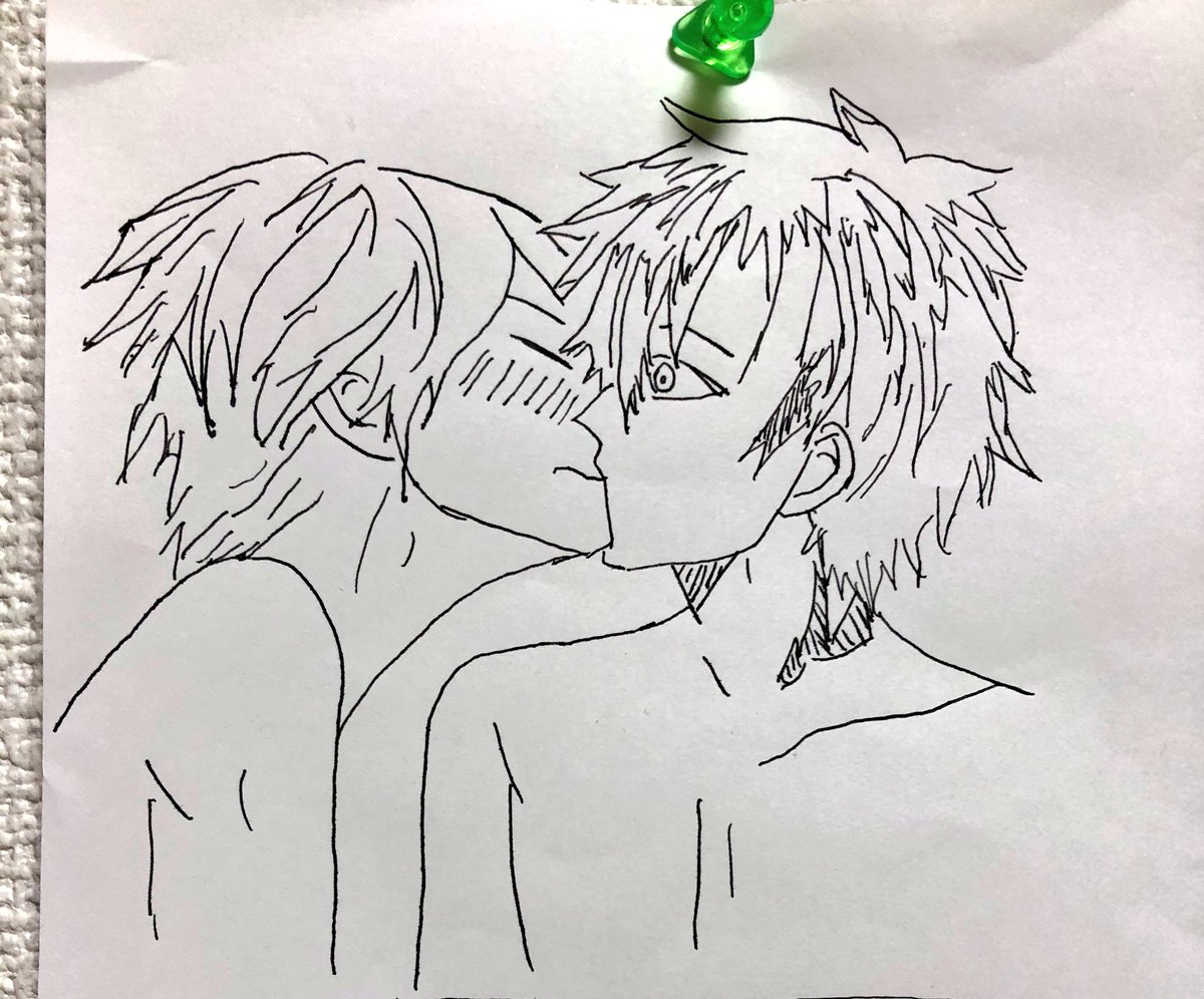 青春×機関銃の蛍と緑さんのキスシーンが素敵😍緑さんの顔も素敵😍 青春×機関銃の蛍と緑さんのキスシーンが素敵😍緑さんの顔も素敵😍