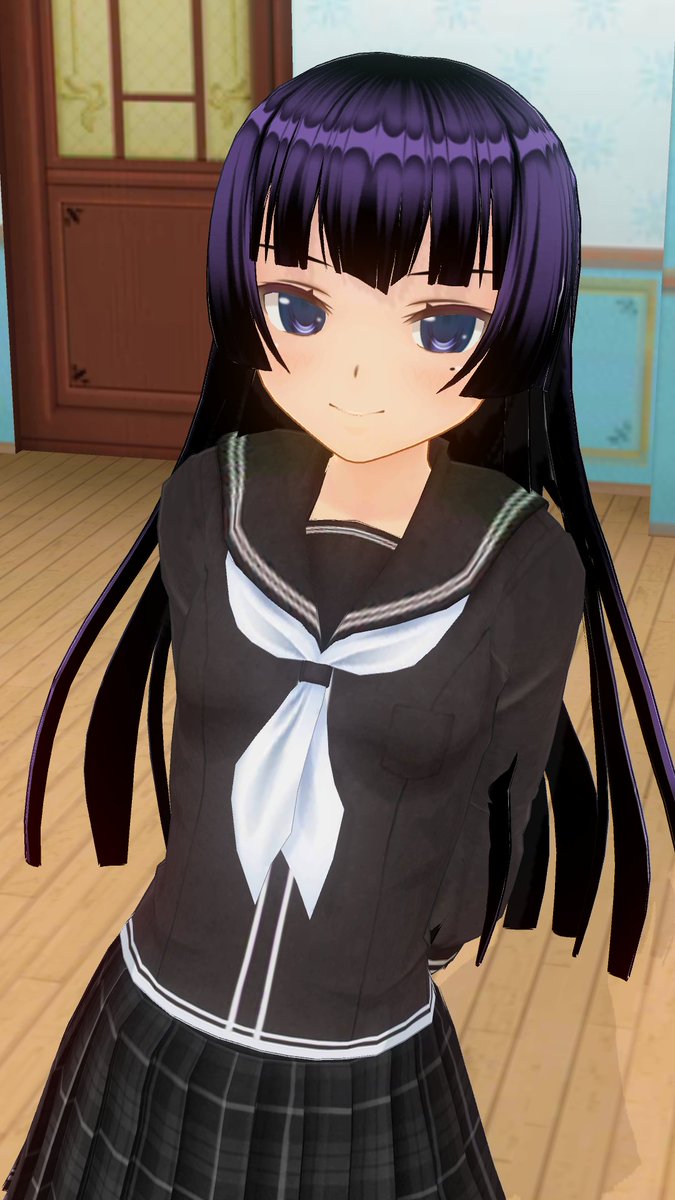 #カスタムキャスト俺妹の黒猫こと五更瑠璃さんを作ってみました。 #カスタムキャスト俺妹の黒猫こと五更瑠璃さんを作ってみました。