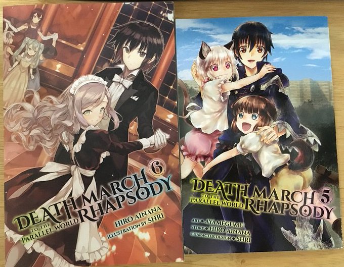 英語版「デスマーチからはじまる異世界狂想曲」小説版6巻&漫画版5巻の見本が届いた(’▽’) 英語版「デスマーチからはじまる異世界狂想曲」小説版6巻&漫画版5巻の見本が届いた(’▽’)