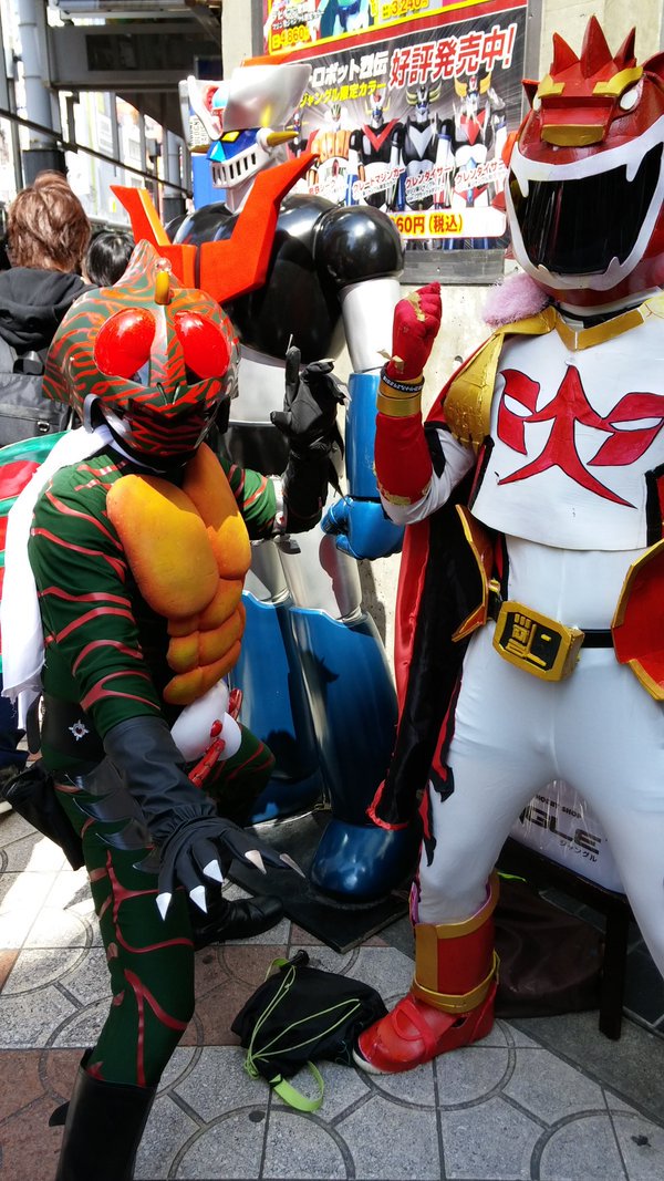 #クロスオーバー画像をあげる見た人もやる トクサツガガガのシシレオー+仮面ライダーアマゾン、セーラージュピター、ニンジ #クロスオーバー画像をあげる見た人もやる トクサツガガガのシシレオー+仮面ライダーアマゾン、セーラージュピター、ニンジ