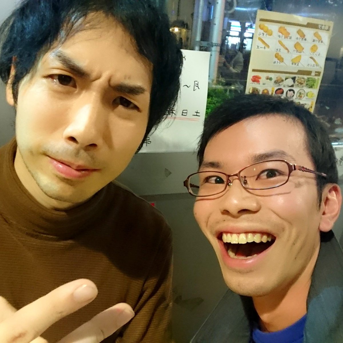 この前、大森さんとツーショしたんだぜ!!大森さんも大活躍な #アフリカ座 伏魔 八犬伝!!#アフリカ座八犬伝バシバシ売れ この前、大森さんとツーショしたんだぜ!!大森さんも大活躍な #アフリカ座 伏魔 八犬伝!!#アフリカ座八犬伝バシバシ売れ