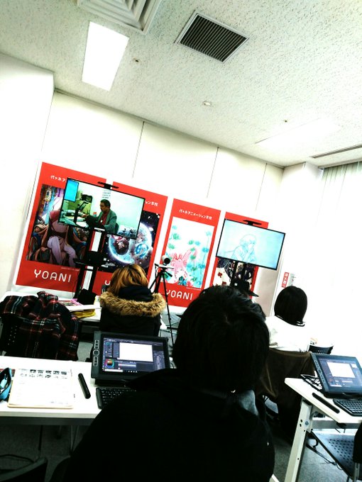 本日はアニメーター科/声優タレント科の体験入学を開催‼️アニメーター科はクリンナップ、声優タレント科では #走り続けてよ 本日はアニメーター科/声優タレント科の体験入学を開催‼️アニメーター科はクリンナップ、声優タレント科では #走り続けてよ
