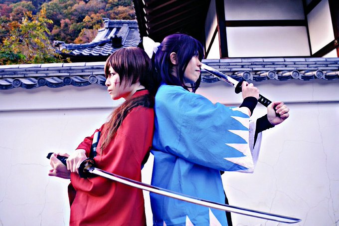 ⚠作品混合11/24 #コスBON 日光江戸村── 鬼 と 人斬り ──ちるらん×るろうに剣心 ⚠作品混合11/24 #コスBON 日光江戸村── 鬼 と 人斬り ──ちるらん×るろうに剣心