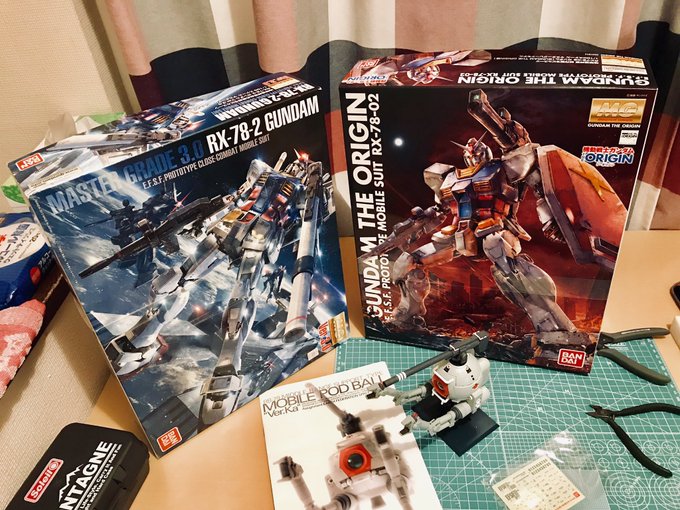 先日バーゲンだったため思わず買ってしまったガンダムさん二機…もう少ししたら人型重機さんが到着、でもAFVもハサみたい(人 先日バーゲンだったため思わず買ってしまったガンダムさん二機…もう少ししたら人型重機さんが到着、でもAFVもハサみたい(人