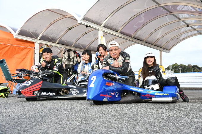11月24日茂原ツインサーキットにて。#レーシングサイドカー#つうかあ#茂原ツインサーキット 11月24日茂原ツインサーキットにて。#レーシングサイドカー#つうかあ#茂原ツインサーキット