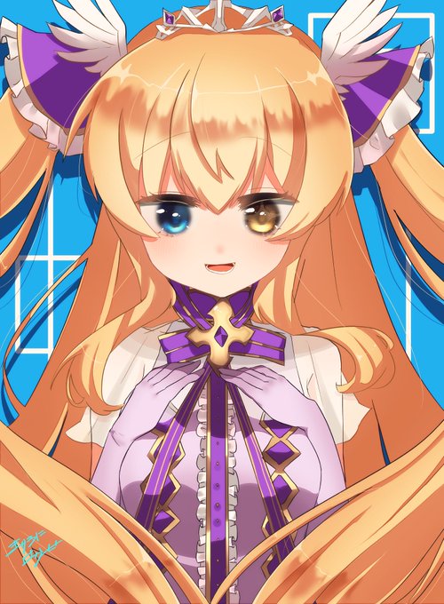 レミエルちゃん描いたらトルコアイスみたいに伸びるって聞いた……#アンジュ・ヴィエルジュ レミエルちゃん描いたらトルコアイスみたいに伸びるって聞いた……#アンジュ・ヴィエルジュ