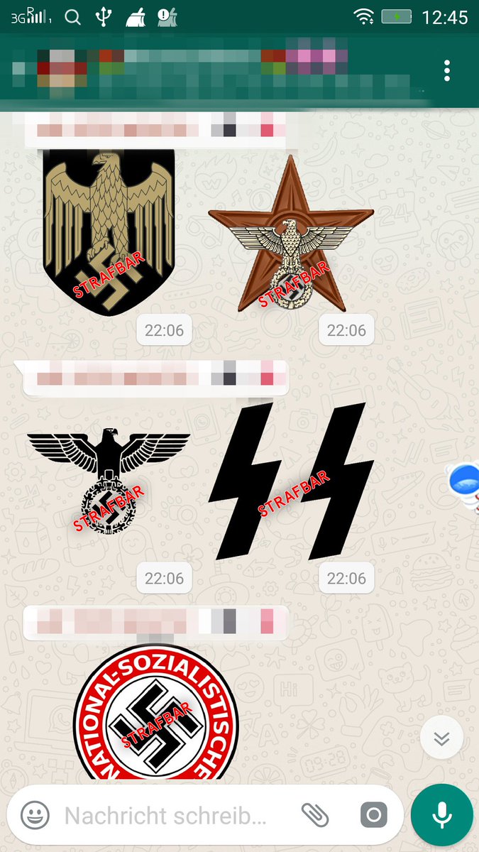 Hitler Stickers Auf Whatsapp Muss Ich Mit Einer Strafverfolgung