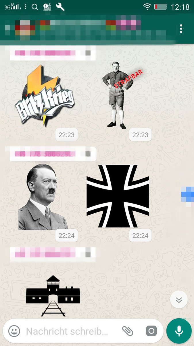 Hitler Stickers Auf Whatsapp Muss Ich Mit Einer Strafverfolgung