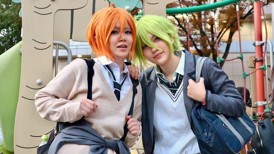 【コスプレ】MARGINAL#4 💚野村エル・野村アール🧡💚星名ゆん🧡しおPhoto:結羽さん(@__wing_sn 【コスプレ】MARGINAL#4 💚野村エル・野村アール🧡💚星名ゆん🧡しおPhoto:結羽さん(@__wing_sn