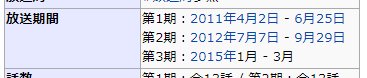 2期から3期は、3年を要してるようなので… ほら!この後突然の 4期の 発表が!ぼくはしってるんだ! しってるんだ!! 2期から3期は、3年を要してるようなので… ほら!この後突然の 4期の 発表が!ぼくはしってるんだ! しってるんだ!!