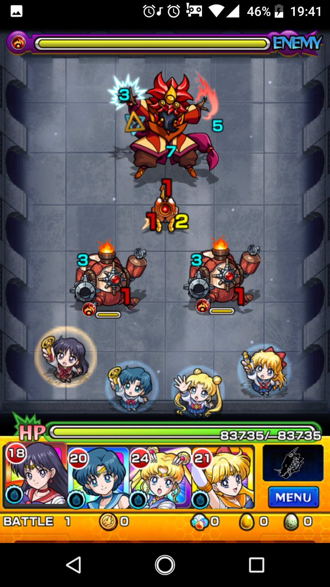 ヤバいセーラー戦士を組み込んでくと最初は変身前なのにボス戦に入った瞬間みんなで変身するんだけど!しかも2人以上編成すると ヤバいセーラー戦士を組み込んでくと最初は変身前なのにボス戦に入った瞬間みんなで変身するんだけど!しかも2人以上編成すると