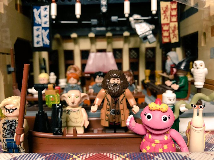学校見学でホグワーツに来たよ‼️#がんこちゃん#LEGOハリーポッター 学校見学でホグワーツに来たよ‼️#がんこちゃん#LEGOハリーポッター