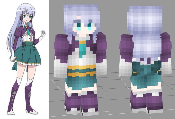 「異世界はスマートフォンとともに」 エルゼ さん の スキンを 作ってみました! #^^##マインクラフト#マイクラ 「異世界はスマートフォンとともに」 エルゼ さん の スキンを 作ってみました! #^^##マインクラフト#マイクラ