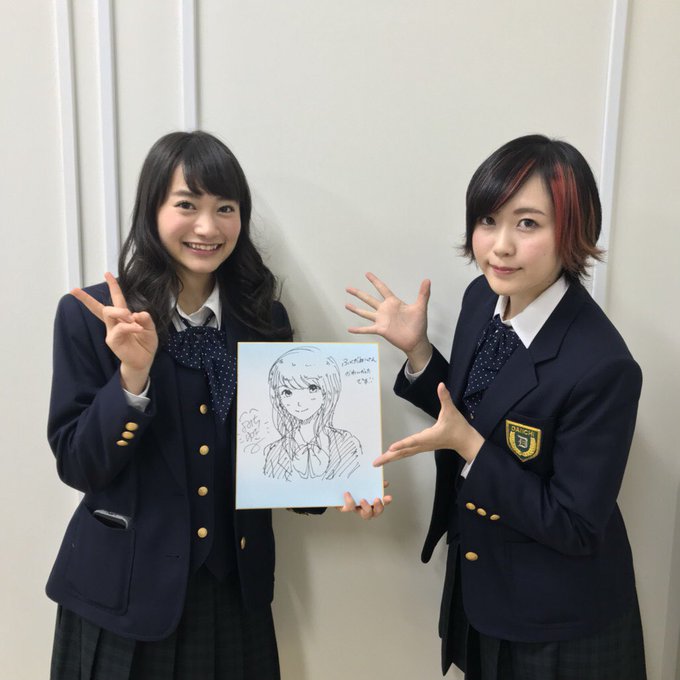 博多マルイで「その時、カノジョは。」イベントが終了しました!! さんに似顔絵イラスト描いて頂いてとても嬉しいです!!来て 博多マルイで「その時、カノジョは。」イベントが終了しました!! さんに似顔絵イラスト描いて頂いてとても嬉しいです!!来て