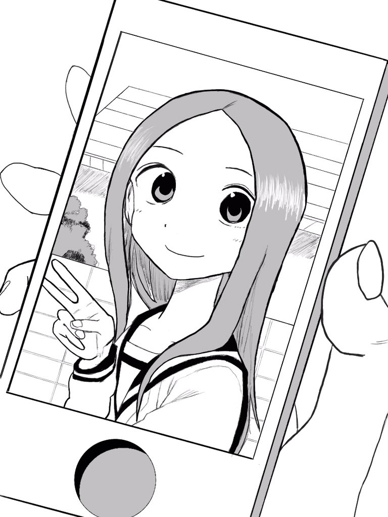 からかい上手の高木さん4巻「写真」より出張で使った新幹線に乗ってる間、ずっとこれ描いてた。 からかい上手の高木さん4巻「写真」より出張で使った新幹線に乗ってる間、ずっとこれ描いてた。