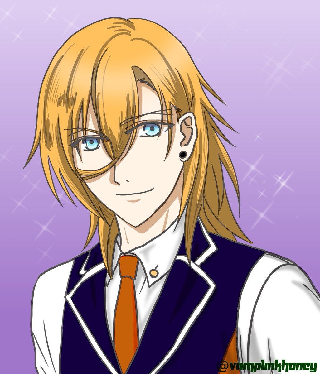 #リプきたキャラの顔だけ描く うたプリ/神宮寺レン今日は調子良かったかな?珍しく後悔無い(笑) #リプきたキャラの顔だけ描く うたプリ/神宮寺レン今日は調子良かったかな?珍しく後悔無い(笑)
