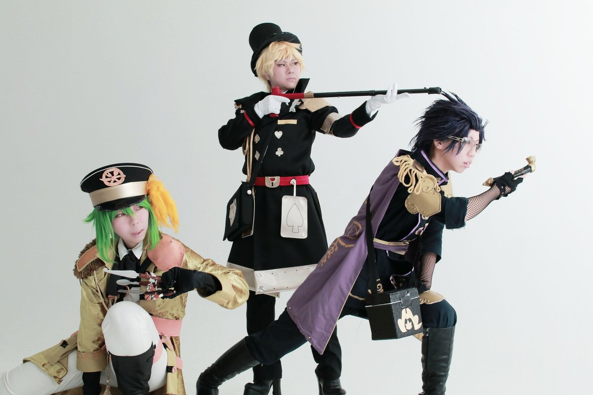 【コス/千銃士 奇銃】オンとオフ。キセル:雪白さんケイン:かおちゃんカトラリー:狐夏photo:めろさん 【コス/千銃士 奇銃】オンとオフ。キセル:雪白さんケイン:かおちゃんカトラリー:狐夏photo:めろさん