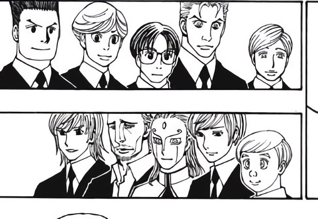 #ハンターハンター #wj51教典唯一の禁忌に触れる役は下段真ん中の得体の知れない風貌をしてる人物でいいんじゃないかな #ハンターハンター #wj51教典唯一の禁忌に触れる役は下段真ん中の得体の知れない風貌をしてる人物でいいんじゃないかな