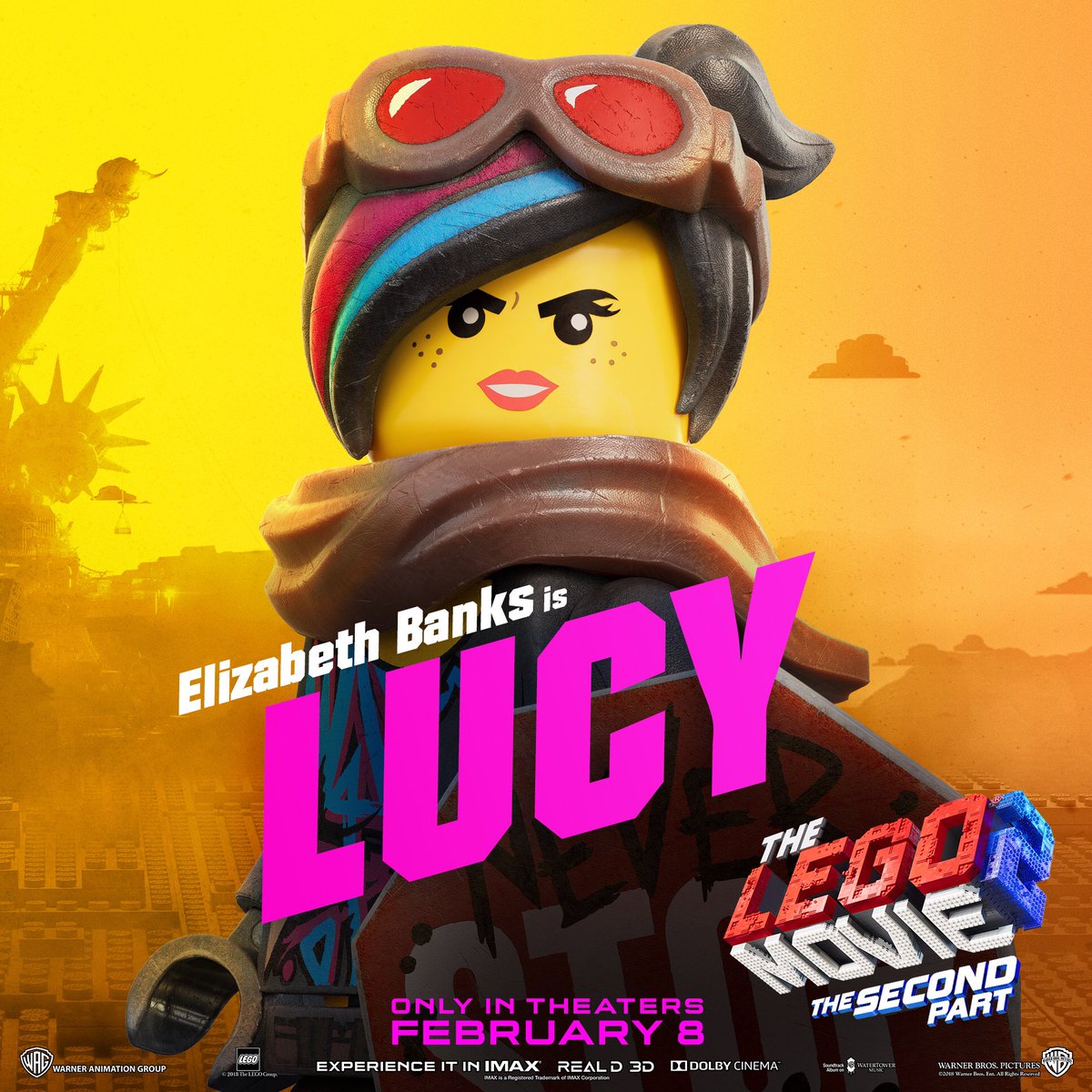 Lucy kicks butt. BTW new trailer coming TOMORROW ???? #TheLEGOMovie2 https://t.co/Bf0fBU51GG