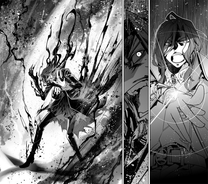 11/26発売のコンプエース1月号にFate/Apocryphaコミカライズ28話の前編が掲載されています。形勢不利とな 11/26発売のコンプエース1月号にFate/Apocryphaコミカライズ28話の前編が掲載されています。形勢不利とな