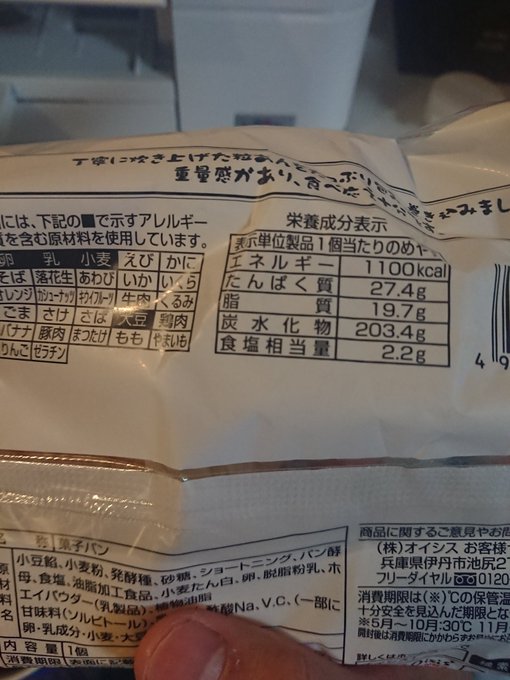 さばげぶっ!とかにもこんなカロリーのパンあった気がする さばげぶっ!とかにもこんなカロリーのパンあった気がする